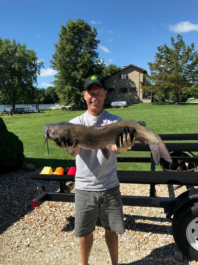 Terry Cook caught 9.6 lb catfish